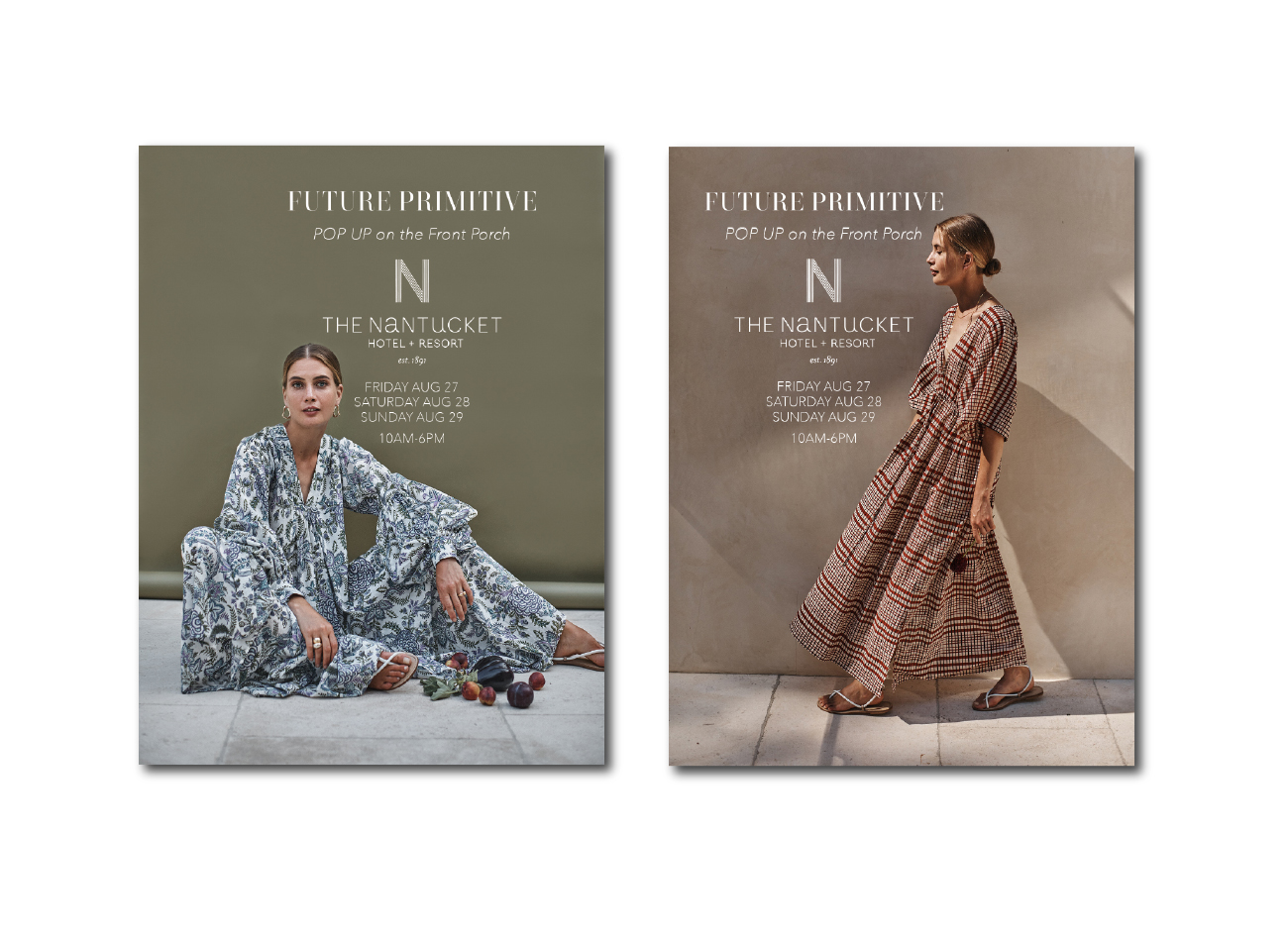 Popup Invites for Future Primitive Designed by Malcolm Designs on Nantucket