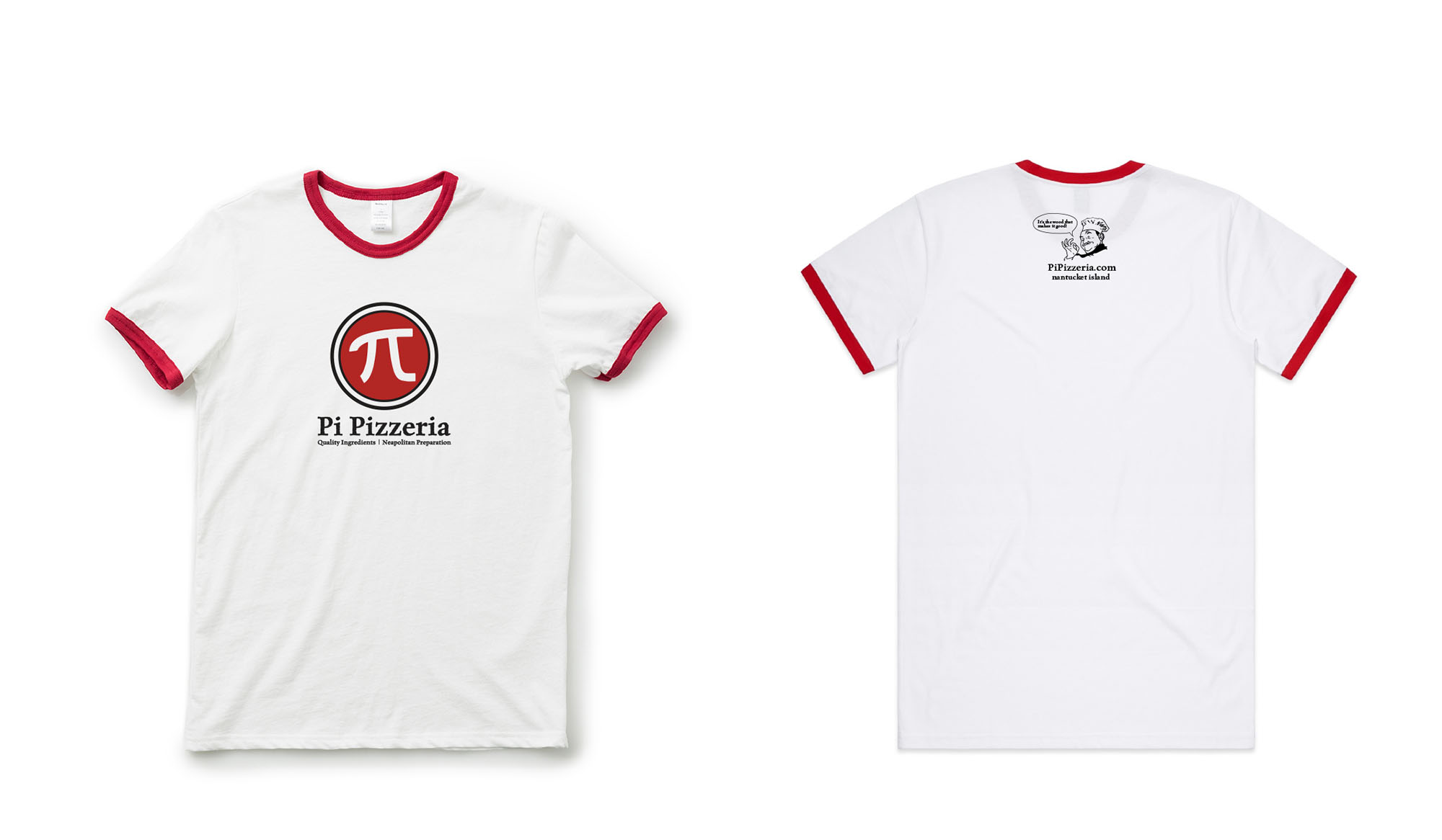 Nantucket Tshirt Design for Pi Pizzeria by Malcolm Designs