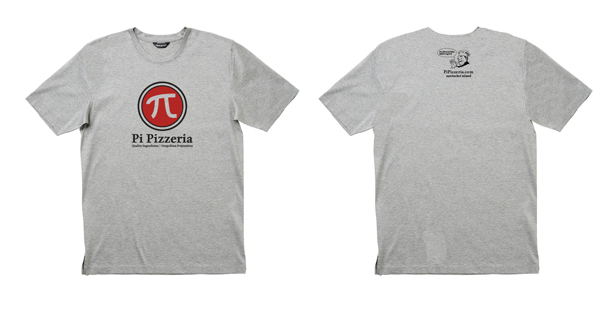 Nantucket Tshirt Design for Pi Pizzeria by Malcolm Designs