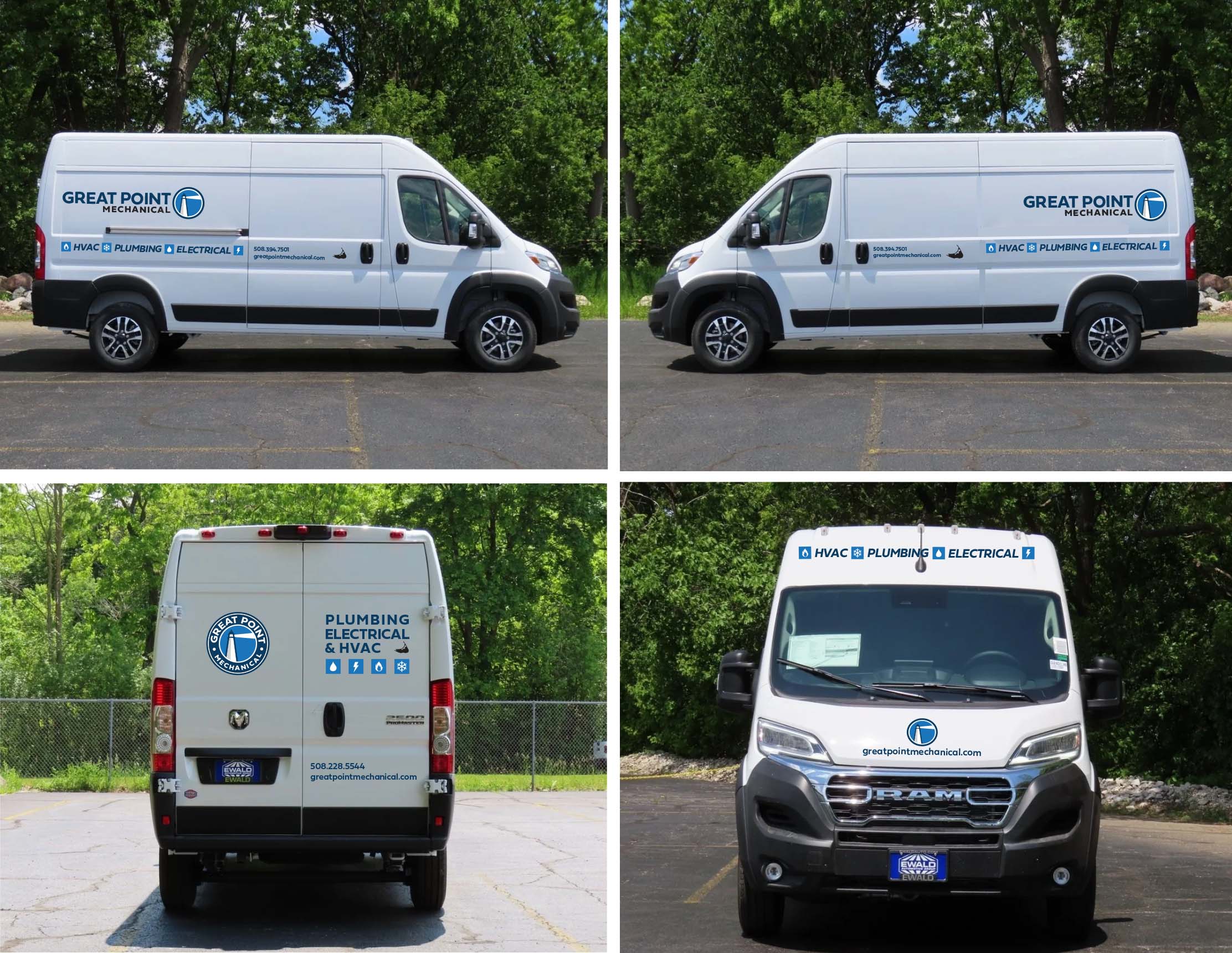 Great Point Mechanical - Nantucket Vehicle Branding by Malcolm Designs