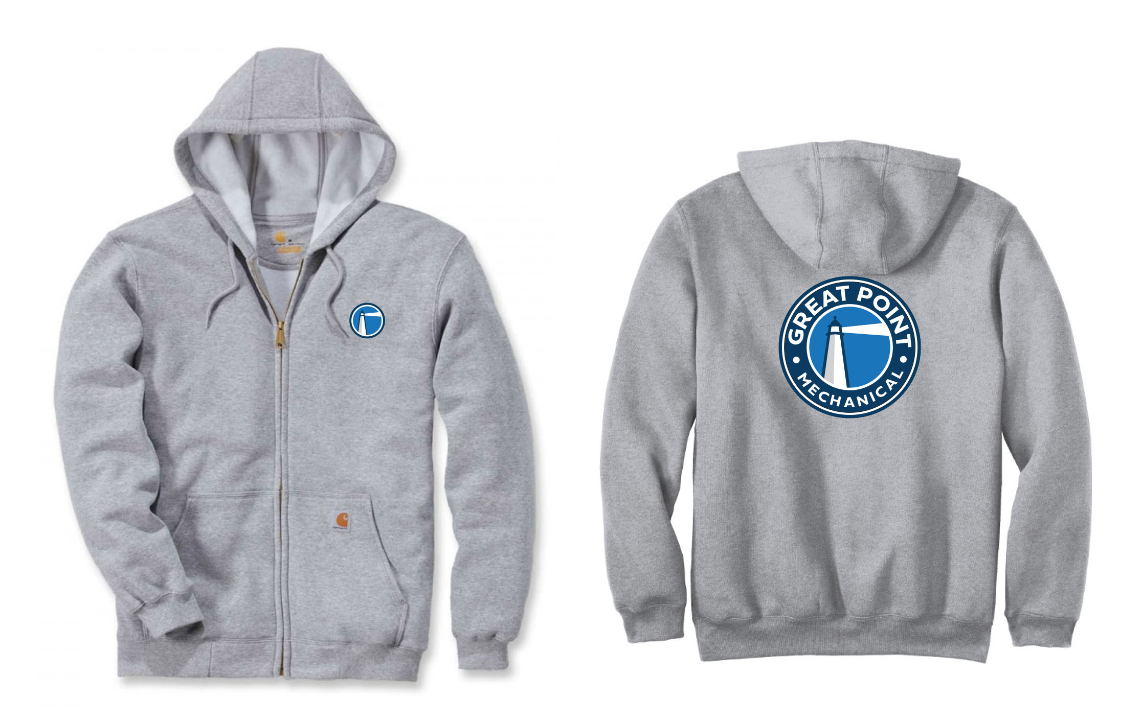 Great Point Mechanical - Nantucket Hoodie Design and Branding by Malcolm Designs