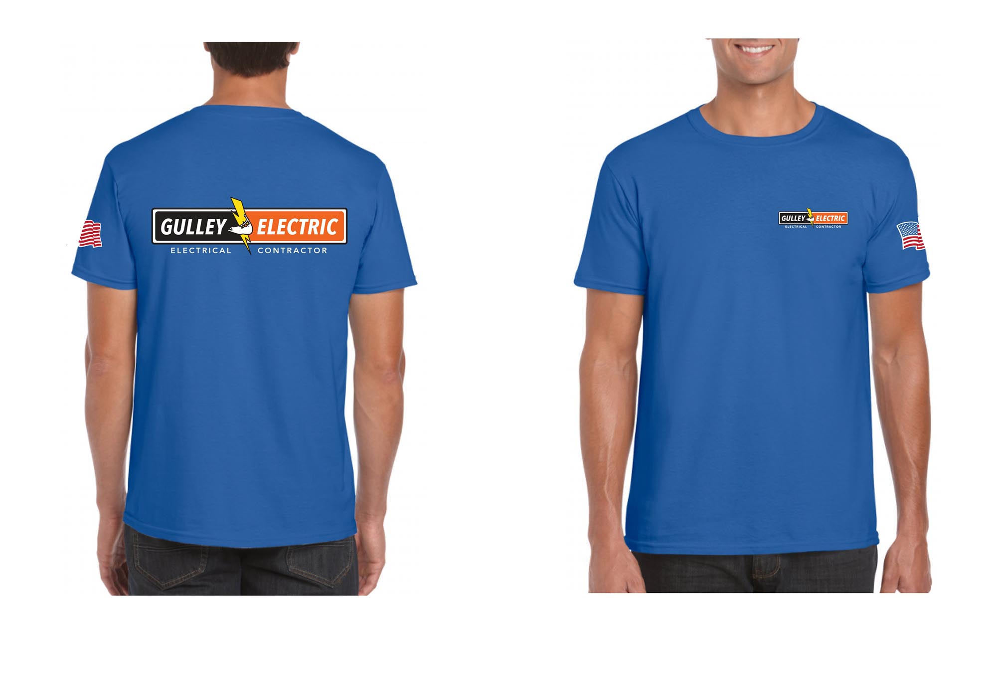 Gulley Electric Branded Tshirts Designed by Malcolm designs on Nantucket