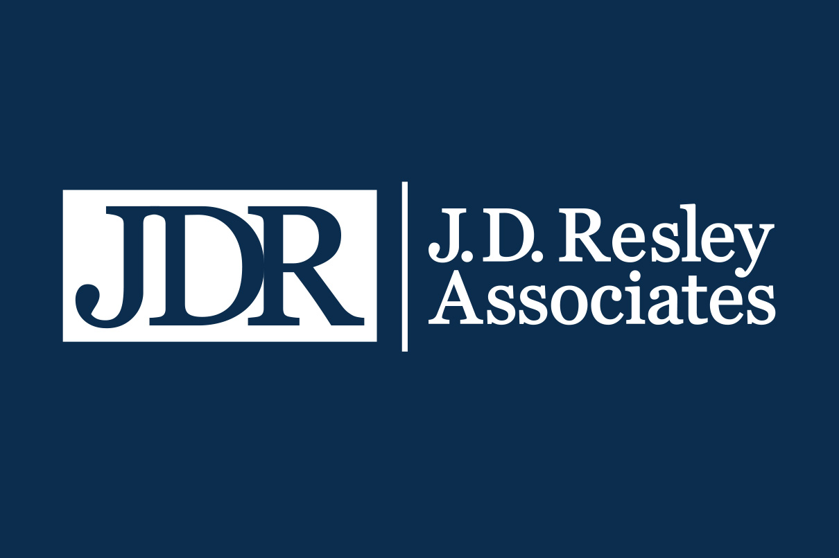 J.D. Resley Associates in Indianapolis IN logo design by Malcolm designs