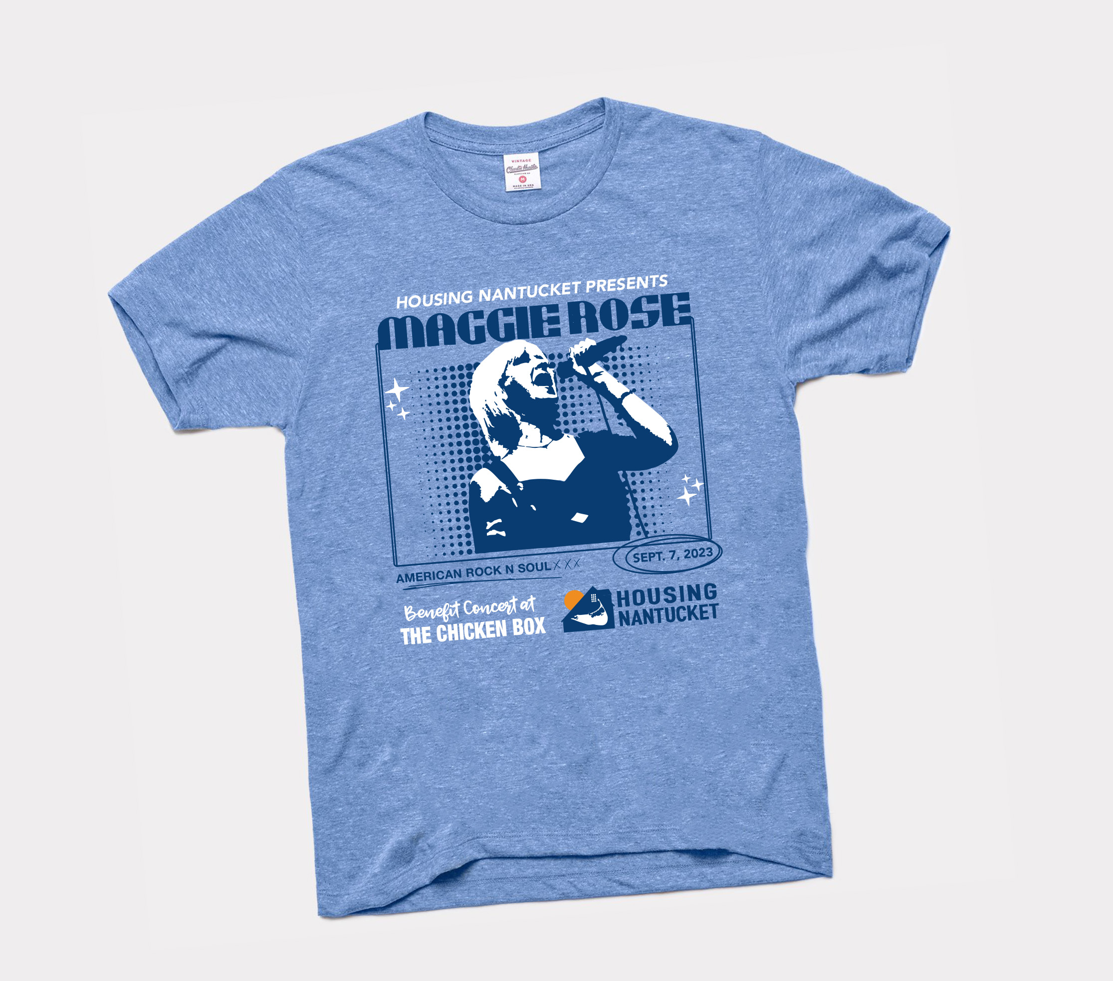 Nantucket Tshirt design for Housing Nantucket's fundraiser - Malcolm Designs