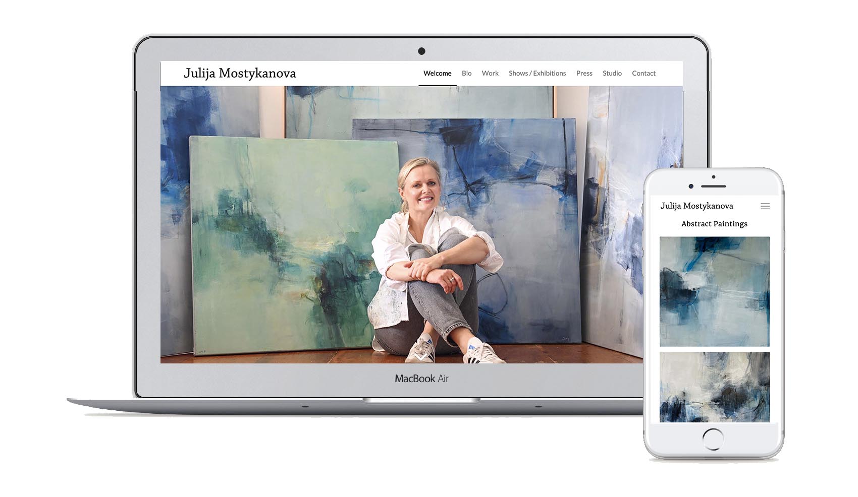 Nantucket Website Design for Julija Mostykanova by Malcolm Designs