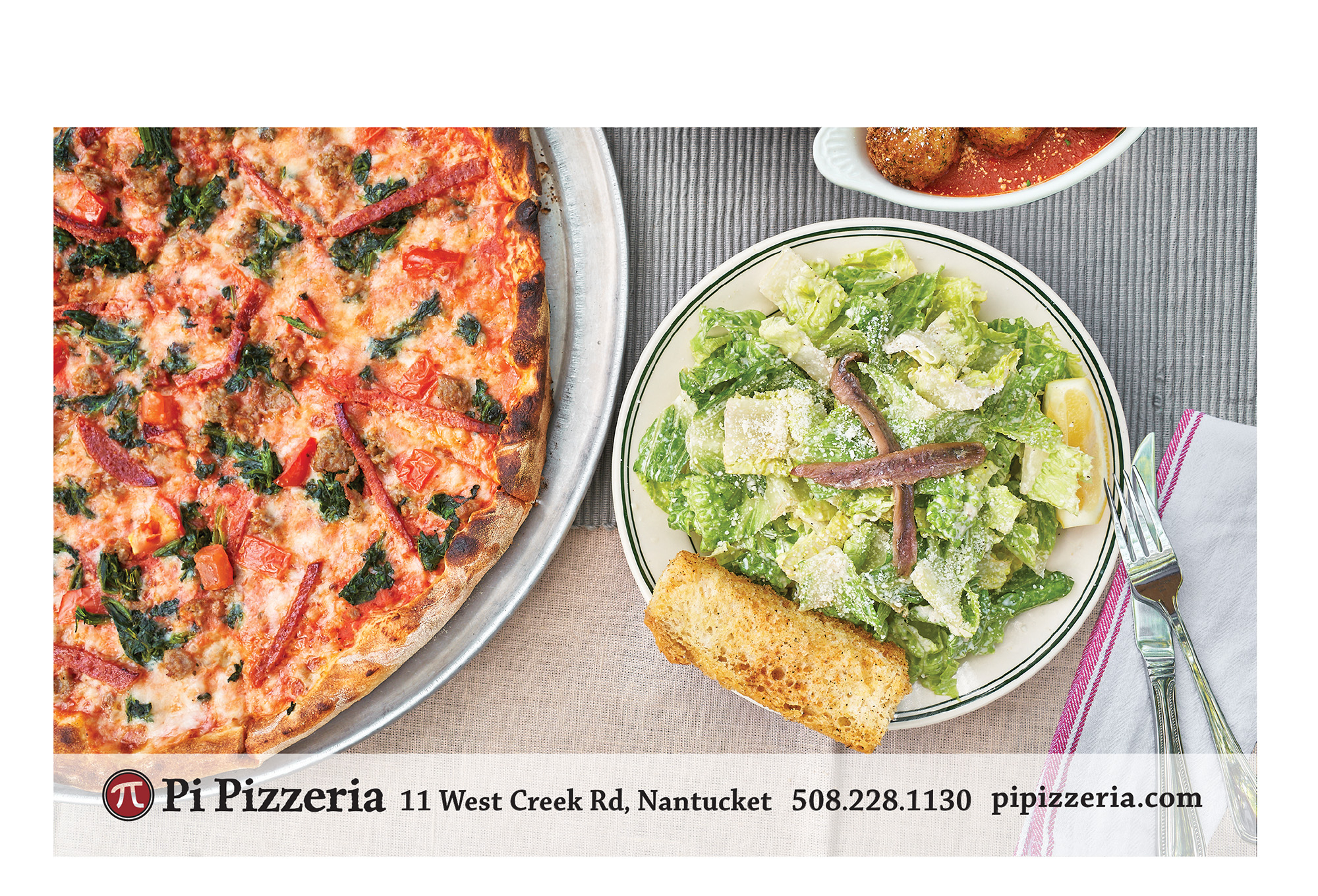 Pi Pizzeria Nantucket Advertising