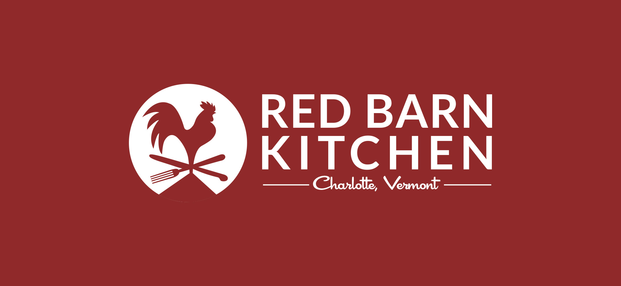 Red Barn Kitchen logo design by Malcolm Designs