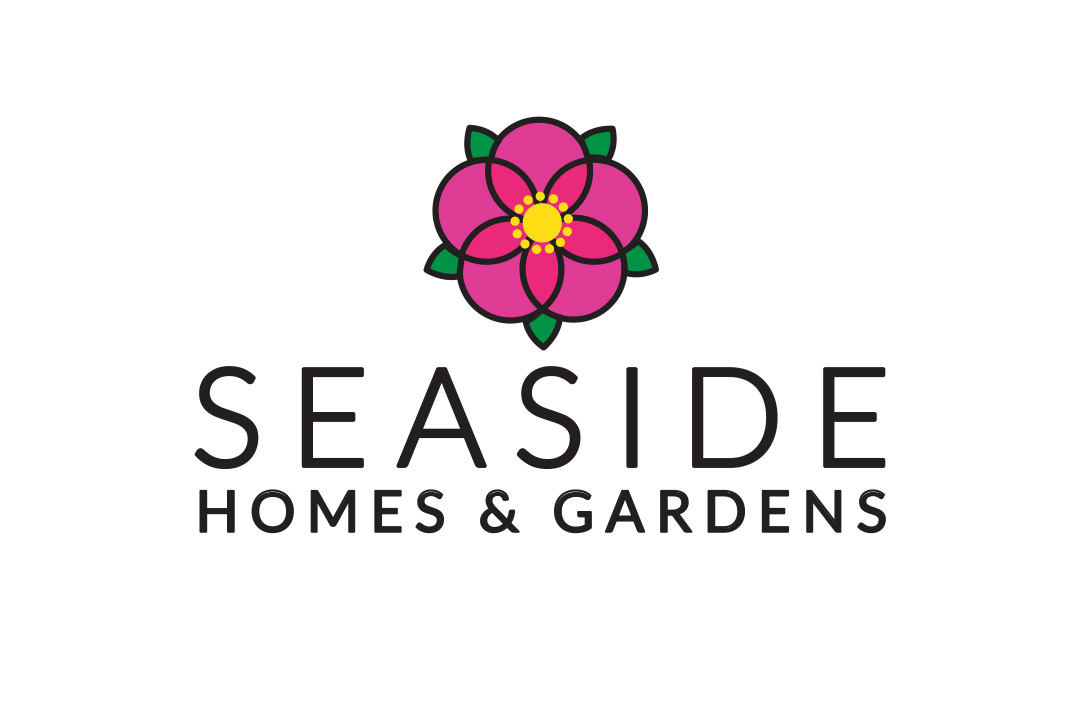 Seaside Homes and Gardens logo design in Windham Maine by Malcolm Designs