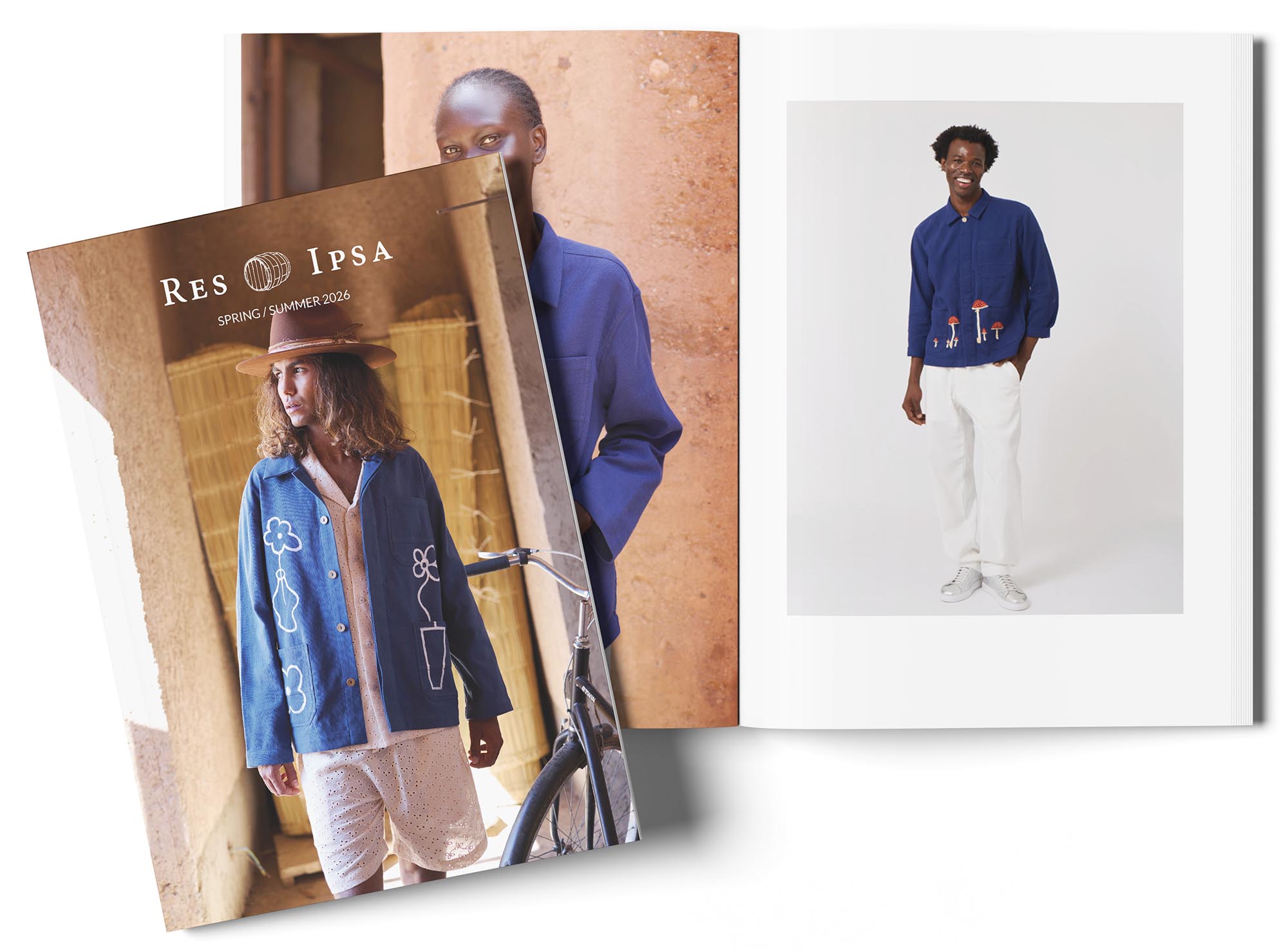 Nantucket Lookbook design for Res Ipsa Clothing Brand