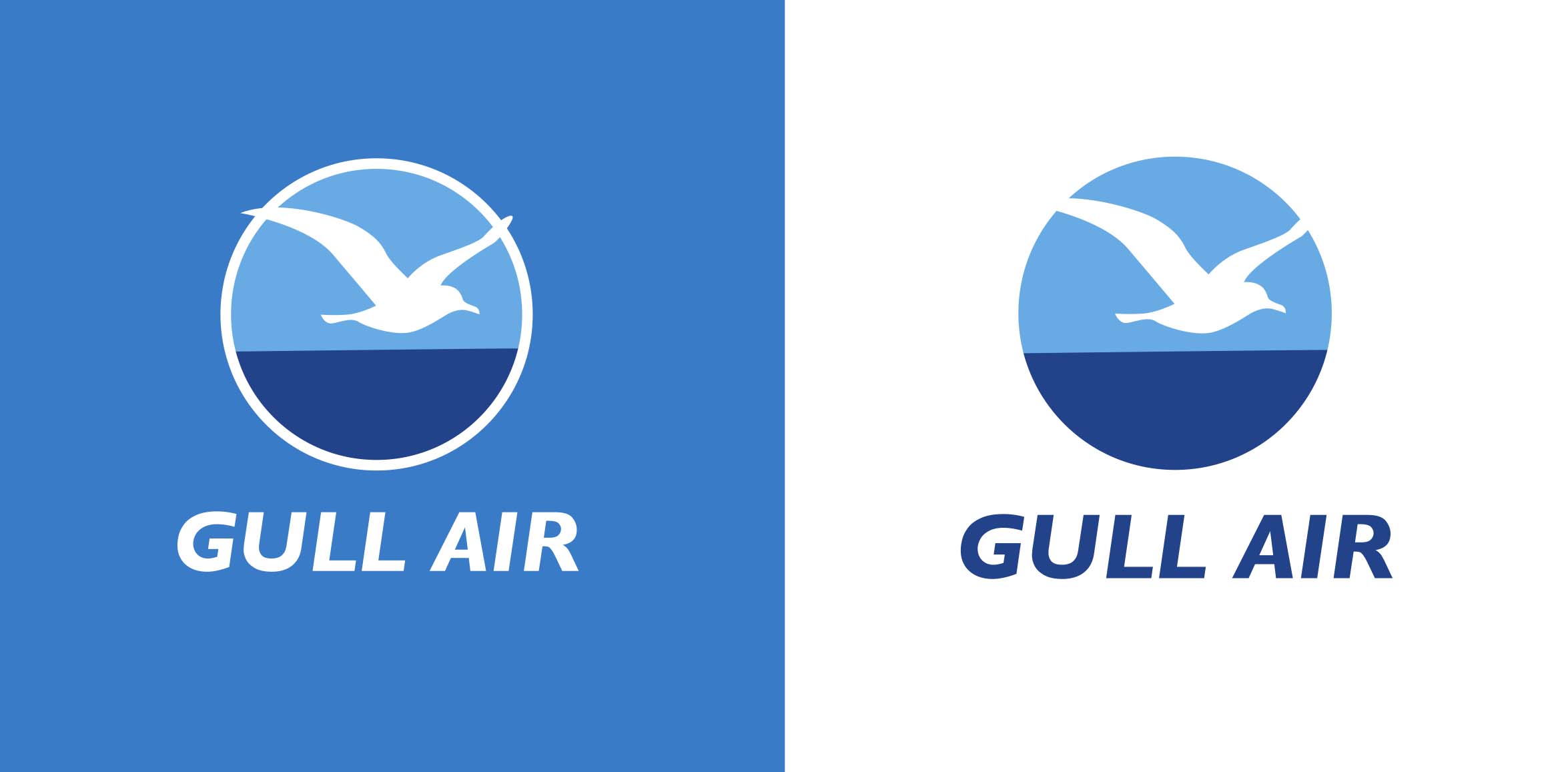 Gull_Air_Branding_Stacked_by_Malcolm_Designs Gull Air Branding and Logo Design by Malcolm Designs on Nantucket, MA