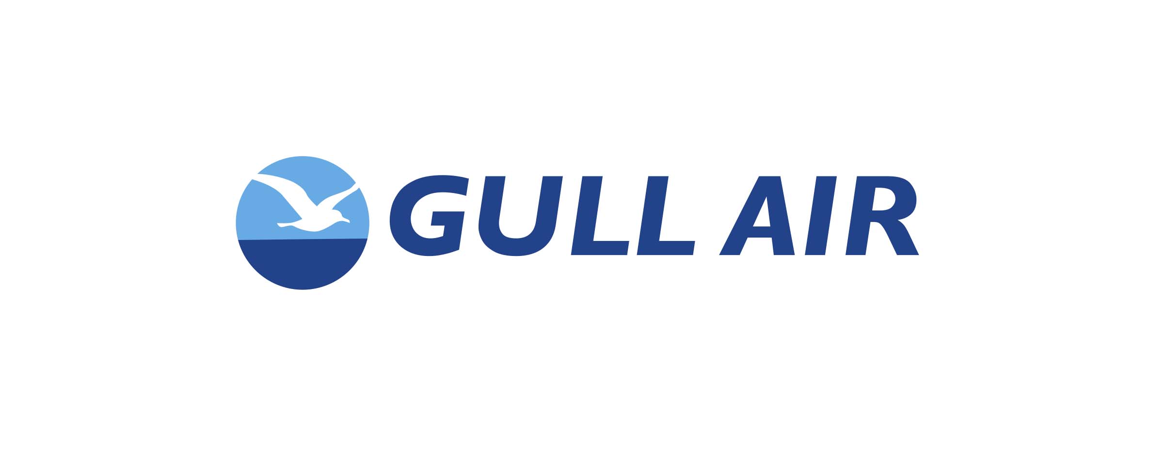 Gull_Air_Horizontal_Logo_Blue Gull Air Branding and Logo Design by Malcolm Designs on Nantucket, MA