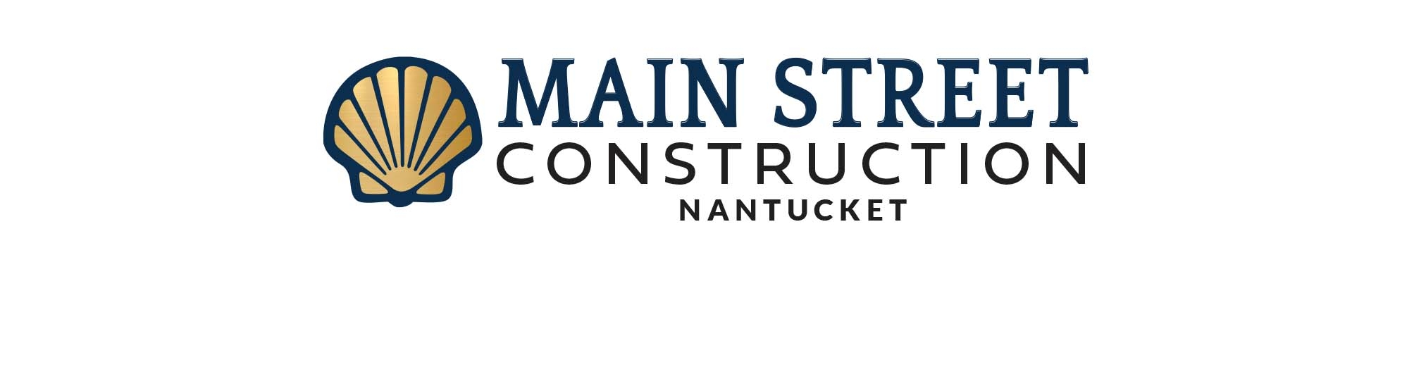 Nantucket logo design and Branding for Nantucket builders Main Street Construction